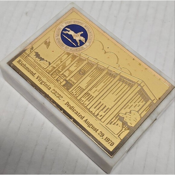 USPS United States Post Office Department Paperweight Richmond Virginia VTG 1970 - Picture 9 of 9